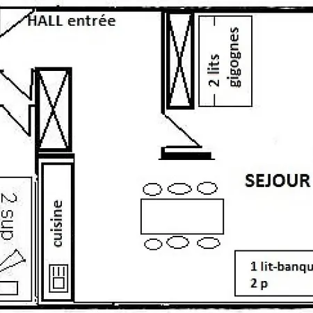Apartment L'everest - 2 Pieces Sejour Divisible 7/8 Pers - L'everest -062ev - Plagne Centre Mae-5784 La Plagne